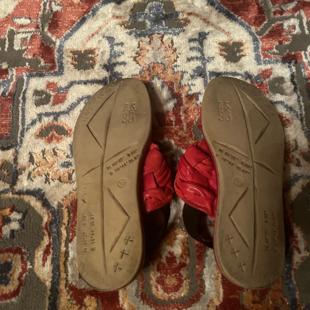 A.S.98 Red Purt sling back - Picture 4 of 9